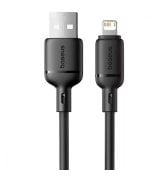 Кабель Baseus Silky Series Fast Charging Lightning 2.4A 2m Black (P10377702113-01)