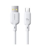 Кабель Baseus Silky Series Fast Charging Type-C 100W 2m White (P10377703213-01)