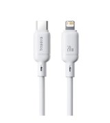 Кабель Baseus Silky Series Fast Charging Type-C to Lightning 20W 2m White (P10377700213-01)