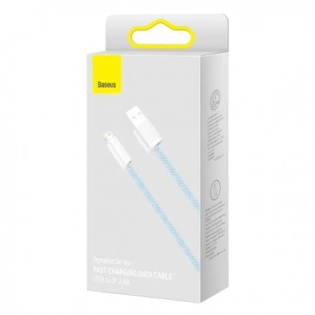 Кабель Baseus Dynamic Series Fast Charging Lightning 2.4A 2m Blue (CALD000503)