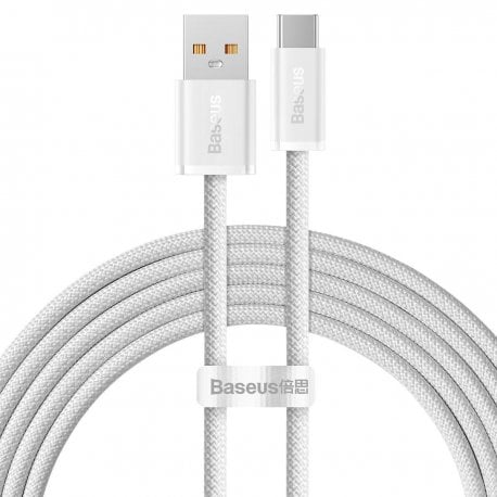 Кабель Baseus Dynamic Series Fast Charging Type-C 100W 2m White (CALD000702)
