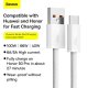 Кабель Baseus Dynamic Series Fast Charging Type-C 100W 2m White (CALD000702) Кабель Baseus Dynamic Series Fast Charging Type-C 100W 2m White (CALD000702)