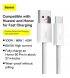 Кабель Baseus Dynamic Series Fast Charging Type-C 100W 2m White (CALD000702)