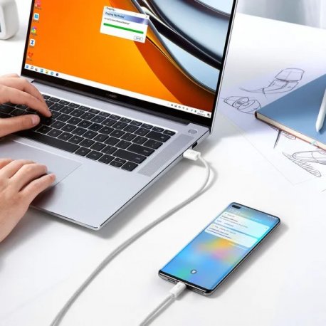 Кабель Baseus Dynamic Series Fast Charging Type-C 100W 2m White (CALD000702)