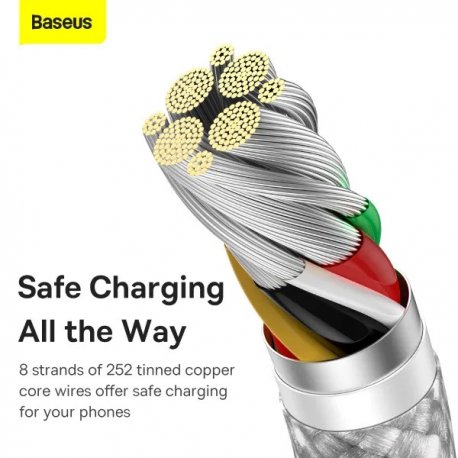 Кабель Baseus Dynamic Series Fast Charging Type-C 100W 2m White (CALD000702)