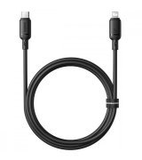 Кабель Baseus Foamed Silicone Fast Charging Type-C to Lightning 20W 2m Black (E0426A04)