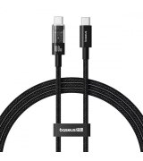 Кабель Baseus Gem Fast-Charging Data Cable Type-C to Type-C 100W 1m Black (P10373000111-00)