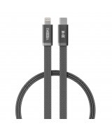 Кабель YOKI AI65 AIR Type-C to Lightning 30W (1.2m) Black