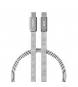 Кабель YOKI AI65 AIR Type-C to Type-C 60W (1.2m) Gray