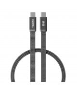 Кабель YOKI AI65 AIR Type-C to Type-C 60W (1.2m) Black