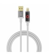 Кабель YOKI SM33 SMART PULSE USB to Lightning 2.4A (1.2m) White