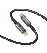 Кабель YOKI PO73 POWER PRO Type-C to Type-C 100W (2m) Black