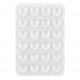 Тримач-присоска двостороння для телефону Double Side Silicone 80*55 мм White
