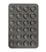 Тримач-присоска двостороння для телефону Double Side Silicone 80*55 мм Gray