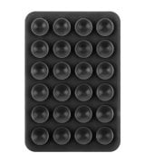 Тримач-присоска двостороння для телефону Double Side Silicone 80*55 мм Black
