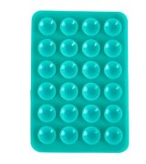 Тримач-присоска двостороння для телефону Double Side Silicone 80*55 мм Turquoise