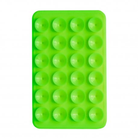 Тримач-присоска двостороння для телефону Double Side Silicone 80*55 мм Light Green