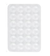 Тримач-присоска двостороння для телефону Double Side Silicone 80*55 мм Clear
