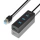 USB-хаб Axagon HUE-S2BL Black