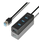 USB-хаб Axagon HUE-S2BL Black