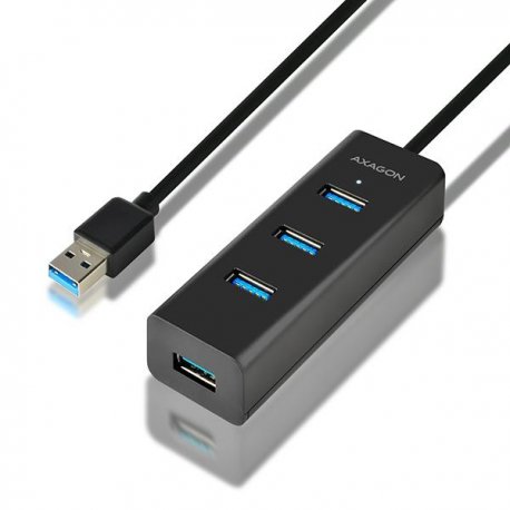 USB-хаб Axagon HUE-S2BL Black