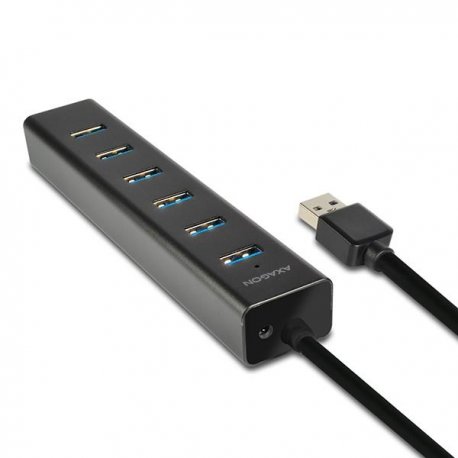 USB-хаб Axagon HUE-SA7BP Black