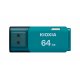 Флеш накопитель Kioxia TransMemory U202 64GB USB 2.0 Blue (LU202L064GG4) Флеш накопитель Kioxia TransMemory U202 64GB USB 2.0 Blue (LU202L064GG4)