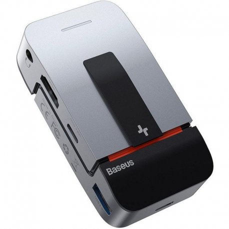 USB-Хаб Baseus Multifunctional Armor Age Type-C Bracket Gray (CAHUB-AJ0G)