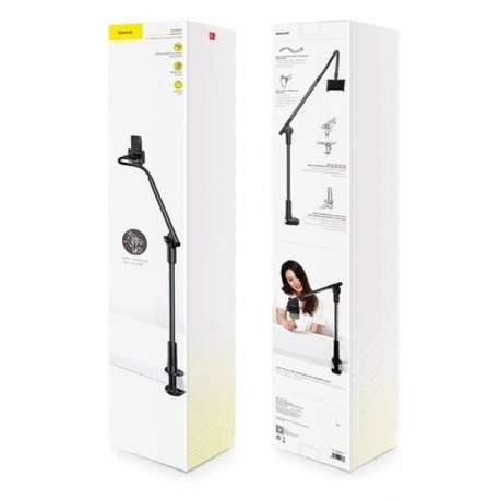 Подставка для телефона Baseus Unlimited Adjustment Black (SULR-0G)