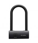 Велосамок Areox intelligent fingerprint U-lock short Black