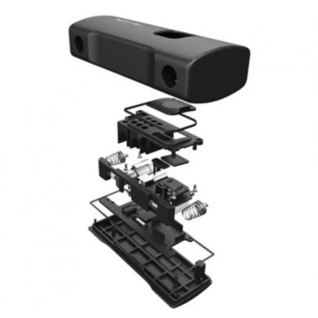 Велосамок Areox intelligent fingerprint U-lock short Black
