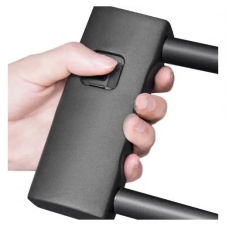 Велосамок Areox intelligent fingerprint U-lock short Black