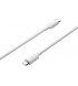 Кабель Xiaomi Braided Type-C to Type-C 60W 3A (1m) White (BHR0878GL)