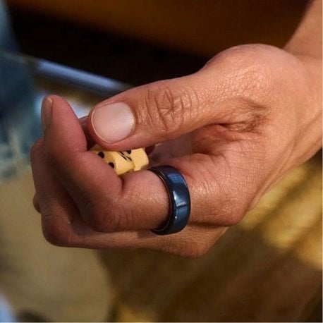 Умное кольцо Oura Ring 4 Ceramic Midnight (Size 8)