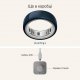 Умное кольцо Oura Ring 4 Ceramic Midnight (Size 8)