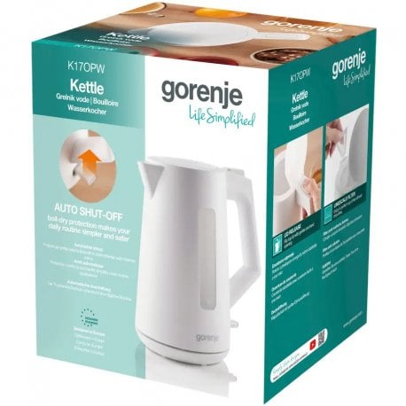 Електрочайник Gorenje K17OPW Strix White (K17OPW)