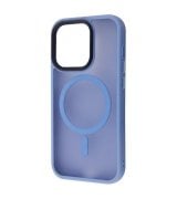 Чохол WAVE Matte Insane Case для iPhone 12/12 Pro with MagSafe Sierra Blue
