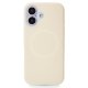 Чехол Liquid Silicone Full для iPhone 17 with MagSafe Cream