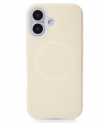 Чохол Liquid Silicone Full для iPhone 17 with MagSafe Cream