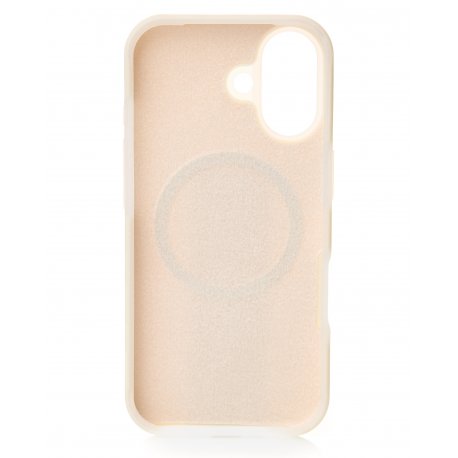 Чохол Liquid Silicone Full для iPhone 17 with MagSafe Cream