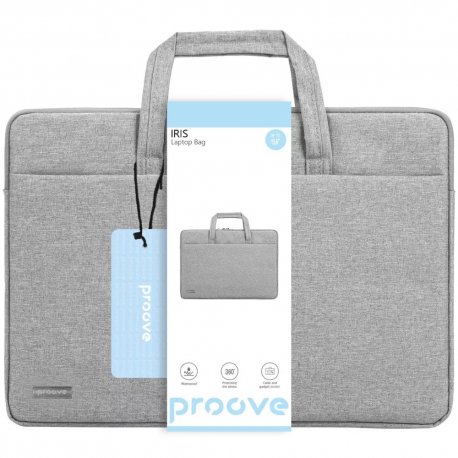 Сумка для ноутбуку Proove Iris 15.6" Light Gray (LBIR15000003)