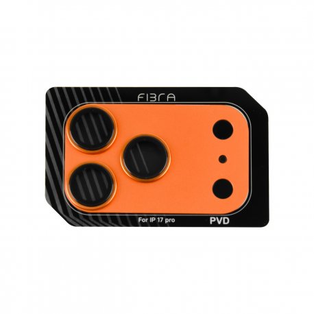 Стеклозащитное для камеры Fibra Protective Camera Shield для iPhone 17 Pro Orange