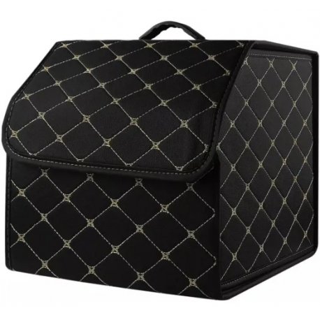 Органайзер в багажник автомобиля (34*30*30см) Black/Beige