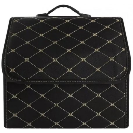 Органайзер в багажник автомобиля (34*30*30см) Black/Beige