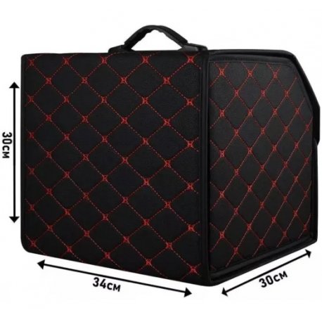 Органайзер в багажник автомобиля (34*30*30см) Black/Red