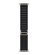 Ремешок Apple для Apple Watch 49mm Alpine Loop Black Natural Titanium Finish (MFTF4)