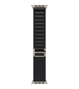 Ремінець Apple для Apple Watch 49mm Alpine Loop Black Natural Titanium Finish (MFTF4)