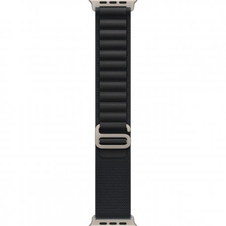 Ремешок Apple для Apple Watch 49mm Alpine Loop Black Natural Titanium Finish (MFTF4)