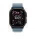 Ремешок Apple для Apple Watch 49mm Alpine Loop Light Blue Black Titanium Finish (MG9L4)