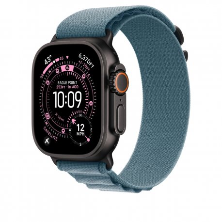 Ремешок Apple для Apple Watch 49mm Alpine Loop Light Blue Black Titanium Finish (MG9L4)